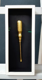 Schraubendreher vergoldet mit 22 karat Blattgold