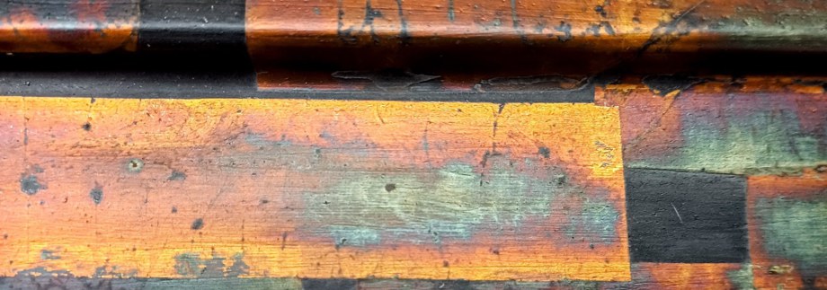 Blattsilber oxidiert